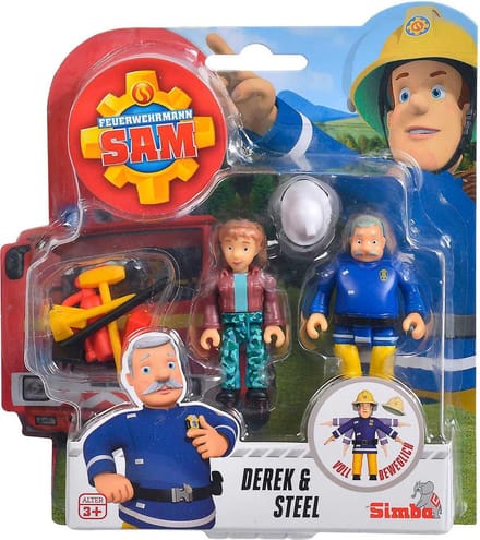 Brandweerman Sam Speelfiguren - Derek & Steele
