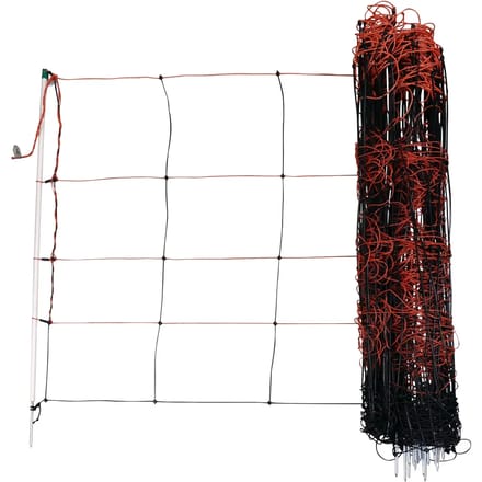AKO Schapennet TitanLicht oranje/zw 108cmx50m dubbele pen