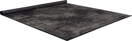 Dutchbone Rugged Vloerkleed Black 170X240 - Zwart