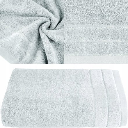 Zilveren Katoenen Handdoek 30x50 cm - Hoge Kwaliteit