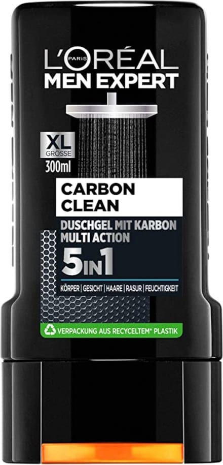 L'OrÃ©al Men Expert Pure Carbon 5-In-1 Multi-Action Douchegel - 250 ml