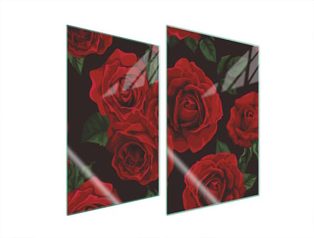 TMK ArtDeko - Snijplank - 2x35x52 cm - Roes - Glas