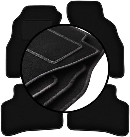 Complete set veloursmatten voor: Hyundai Accent I (X-3) sedan (1994-2000)