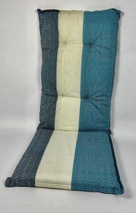 Madison Tuinstoelkussen hoge rug 50x123 cm Fenna blue