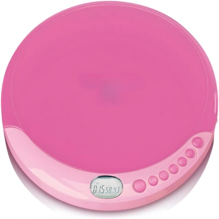AHD® CD Speler - Draagbare CD Speler - Portable CD Speler - Roze - 15cm x 14cm x 3cm