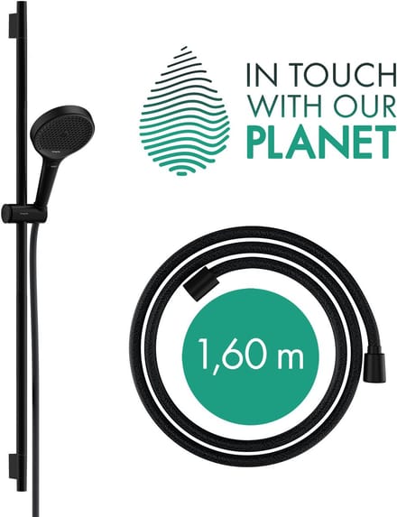 Hans Grohe Hg Shower Set Rainfinity 130 3J Ecosmart Unica S Puro 900Mm Push Slide