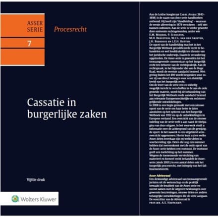 Cassatie In Burgerlijke Zaken - Asser-Serie