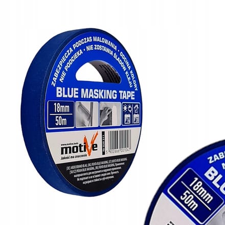 Blauwe schilderstape 18mm x 50m - Professionele geholpen