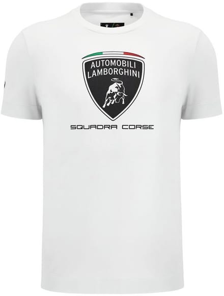 Lamborghini Squadra Corse Men Sportswear Jersey Wit Medium