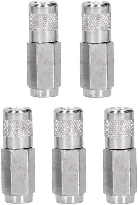 Dailygoods- Vetspuit Koppeling - 1/8" NPT - Quick Lock - Standaard Vetspuit - Platte Nozzle - Fitting Tip