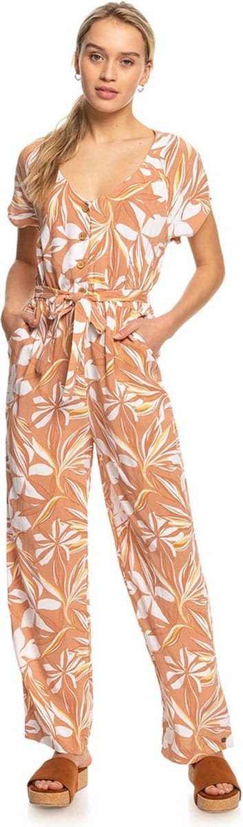 Roxy Breeze Of Sea Korte Mouw Jurk Oranje M Vrouw