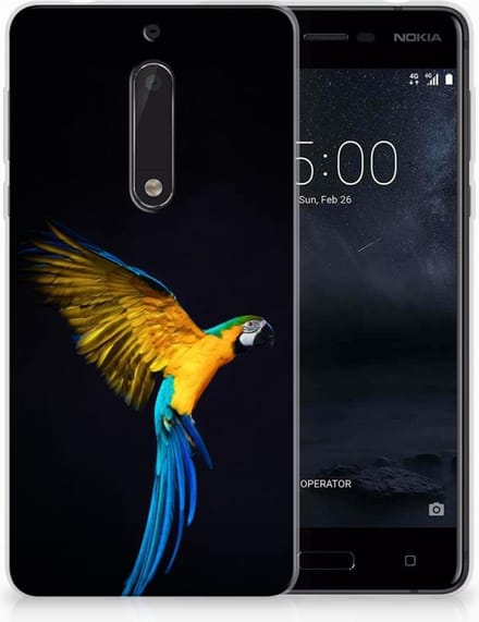 Nokia 5 TPU Hoesje Papegaai