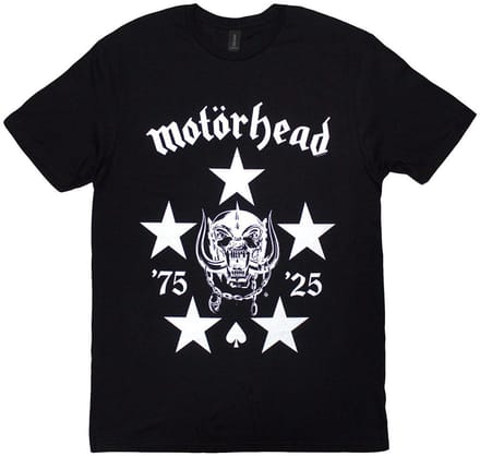 Motorhead - 50 Years BMG Logo Heren T-shirt - S - Zwart