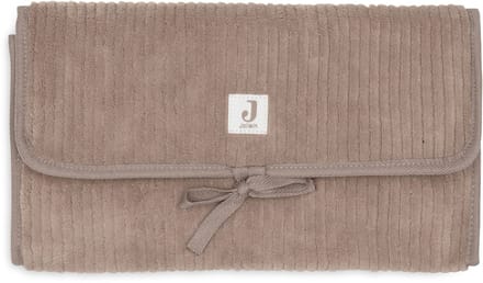 Jollein Verschoonmatjes met Opbergvakken - Cloudy Rib - Milky Coffee