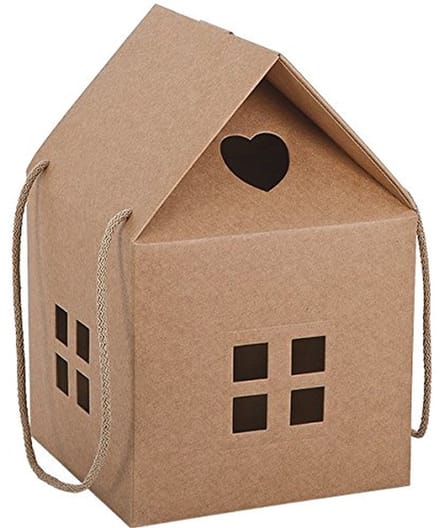 Set van 20 stevige kartonnen geschenkdozen met deksel 24,5x24,5x15 cm