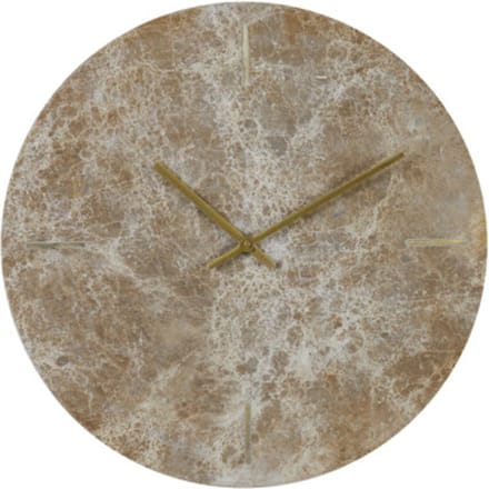 Light & Living Klok Moreno - Bruin - Ø43cm - Wandklok Modern