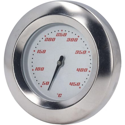Thermomètre de Grill 50‑450 Celsius 3 Pouces Acier Inoxydable Industriel BBQ Grill Fumoir Thermomètre Jauge black