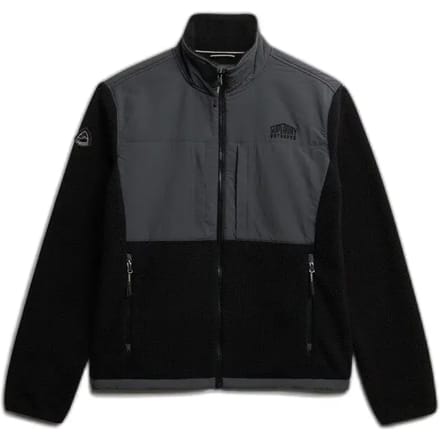 Superdry Hybrid Trekker Fleece Jas Grijs S Man