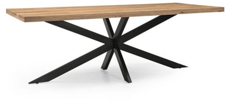 Eettafel Colin Mangohout Rechthoek 5 cm Dik – 160x90x75 cm