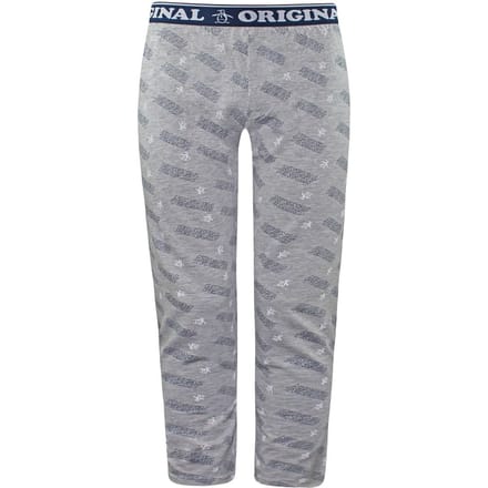 Penguin Lounge heren pyjama grijs