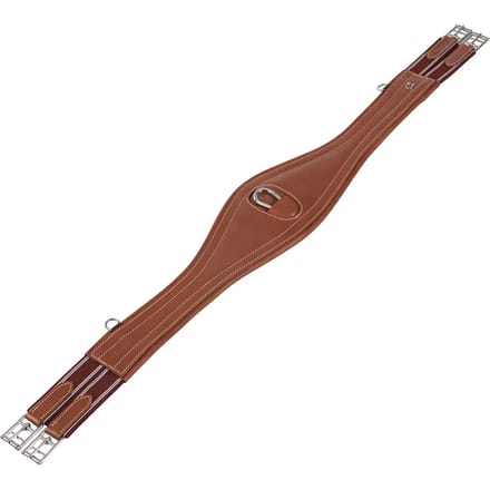 Leren springband met elastieken Equestro
