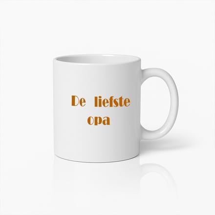 De Liefste Opa Mok – Hartverwarmend Cadeau voor Grootvader Koffiebeker
