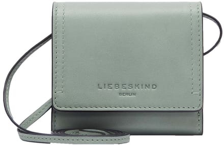 LIEBESKIND BERLIN Leren Portemonnee Sky Sheep Natural Wallet Forest Green Groene