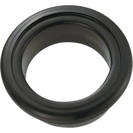 TRU COMPONENTS TC-GEQR-2015203 Kabeltule Open Klem-Ø (max.) 15.5 mm Plaatdikte (max.) 2 mm PVC Zwart 100 stuk(s)