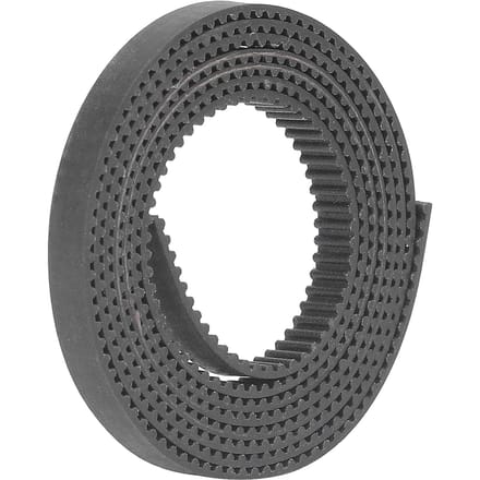 3D-printen Open Distributieriem Rubber Glasvezel Synchrone Riem 1 Meter Lengte 6mm Breedte black