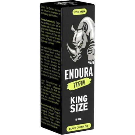 Endura Titan Cumin Oil - King Size - Grotere Erecties