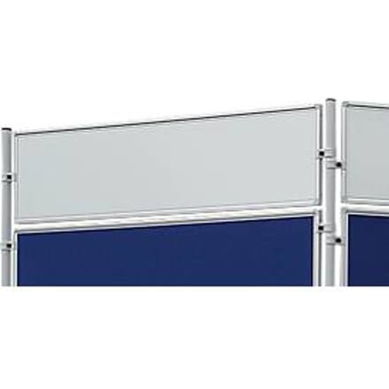 Franken ECO dubbelzijdig whiteboard, aluminium frame, 1200x300 mm