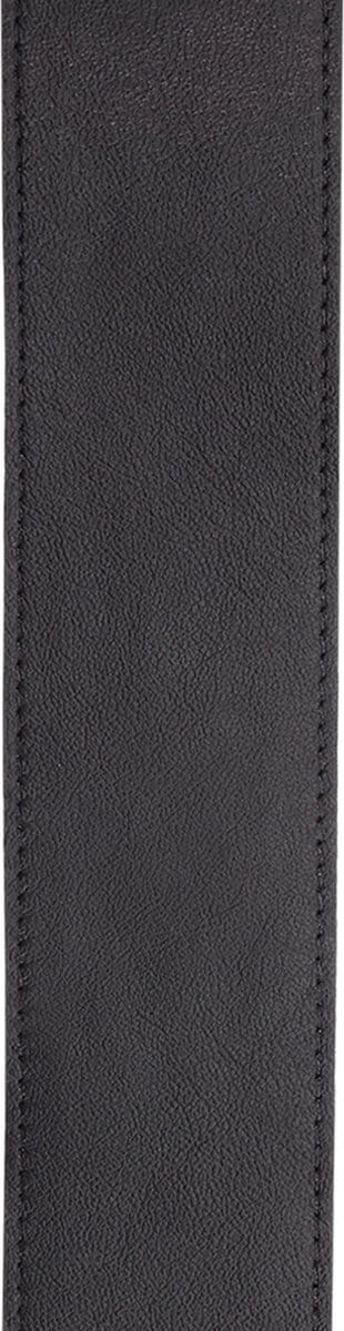 D'Addario 25BAL00 Comfort Leather Auto Lock Guitar Strap Black gitaarband