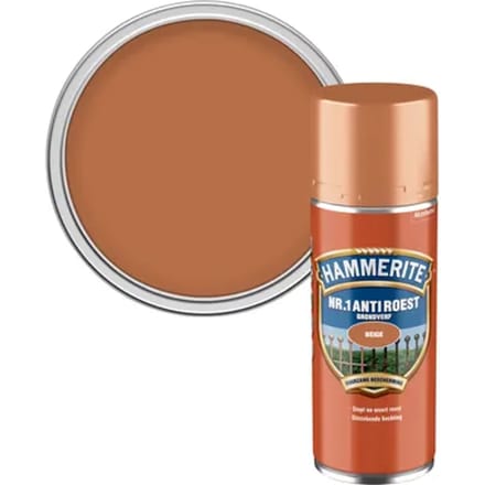 Hammerite - Nr. 1 Anti Roest (Spray) - Beige - 400 Ml