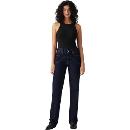 Levis Damesjeans uit de jaren ’90 met 5 zakken (Donkerblauw)
