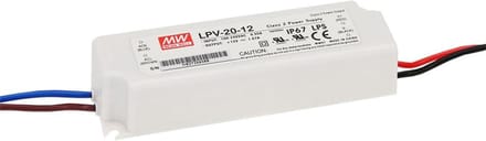 Mean Well LED Trafo 20W 12V DC 1670mA IP67 CV