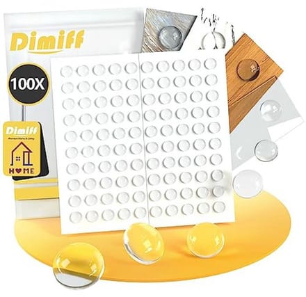 Rubber Buffer - 100 Stuks Transparant Zelfklevend voor Geluidsreductie