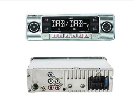 1-Din Retro 301 DAB+/BT MP3 USB RDS Zwart