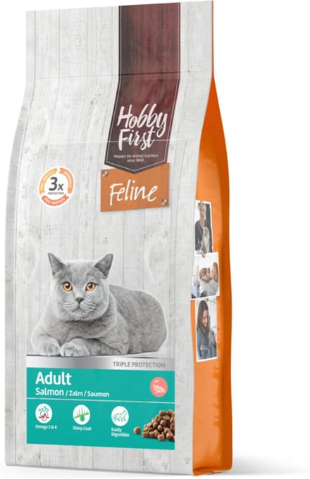 Hobbyfirst Feline Adult Zalm - Kattenvoer - 1.5 kg