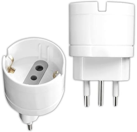 Adapter Schuko Stekker 16A - Enkel Stopcontact 10A - Bypass voor Thuis, Kantoor en Winkel