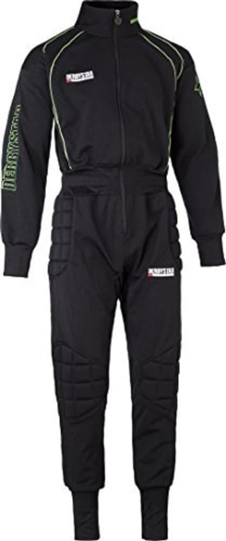 Keeperoverall Basic Pro - Doelman pak - Sport Bescherming - Ergonomische kussens - 220 g/m² - Zwart