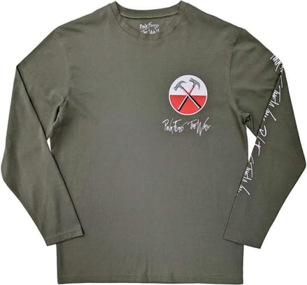 Pink Floyd - The Wall Hammers Logo Longsleeve shirt - M - Groen