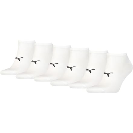Puma Sport Sneakersokken Light 6-pack Wit-43/46