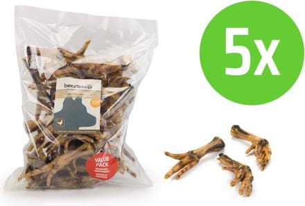 Beeztees Kippenpoten - 500 gram - 5 Zakken