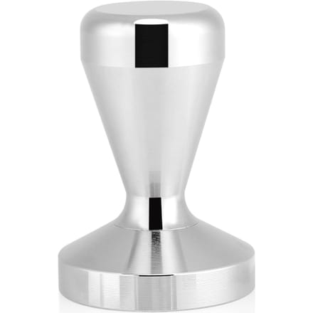 Presse à café à base plate en acier inoxydable 57,5 mm/49 mm pour grains de café expresso