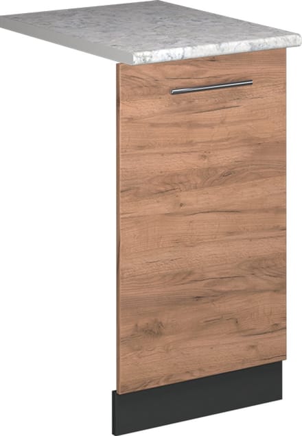 Vicco Fame-Line Vaatwasserfrontpaneel – 45 cm, WB Marmer Krachtige eik goud