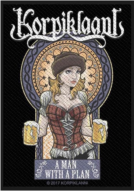 Korpiklaani Patch A Man With A Plan Multicolours