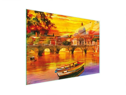 TMK ArtDeko - Snijplank - 30x22 cm - Glas - UV-print - Antislip