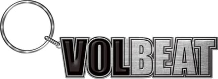 Volbeat - Logo Sleutelhanger - Zilverkleurig/Zwart