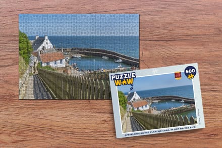 Puzzel Afbeelding bij het plaatsje Crail in het Britse Fife - Legpuzzel - Puzzel 500 stukjes