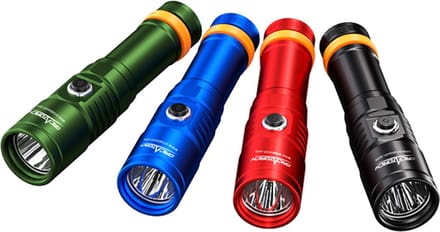 OrcaTorch D710 duiklamp met 2de accu